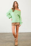 Holly Green OTS Sweater