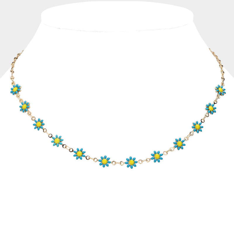 Dainty Flower Necklaces