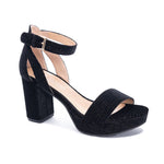 Kaylee Black Platform Sandal