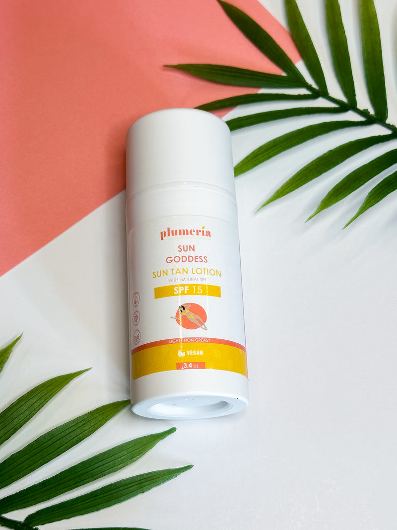 Plumeria Sun Tanning Lotion - SPF 15