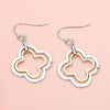 Open Quatrefoil Dangle Earrings | Multiple Colors