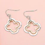 Open Quatrefoil Dangle Earrings | Multiple Colors