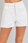 White Cargo Shorts