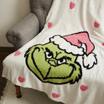 Grinch Fuzzy Blanket