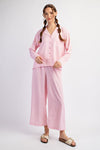 Checkered Pink PJ Set