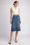 Denim Cargo Skirt