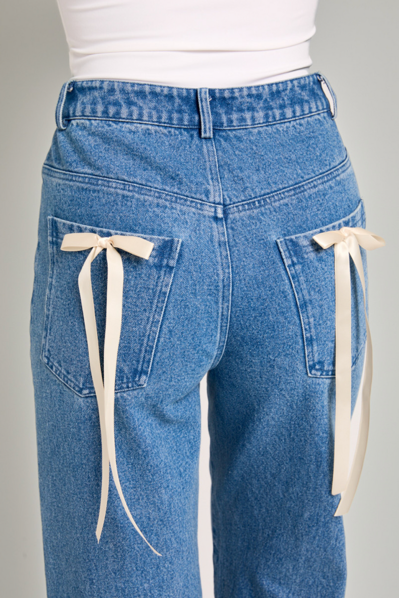 Bow Detail Jeans