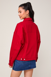 Red Boxy Jacket