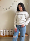 All's Fair in Love and Poetry Grey Crewneck