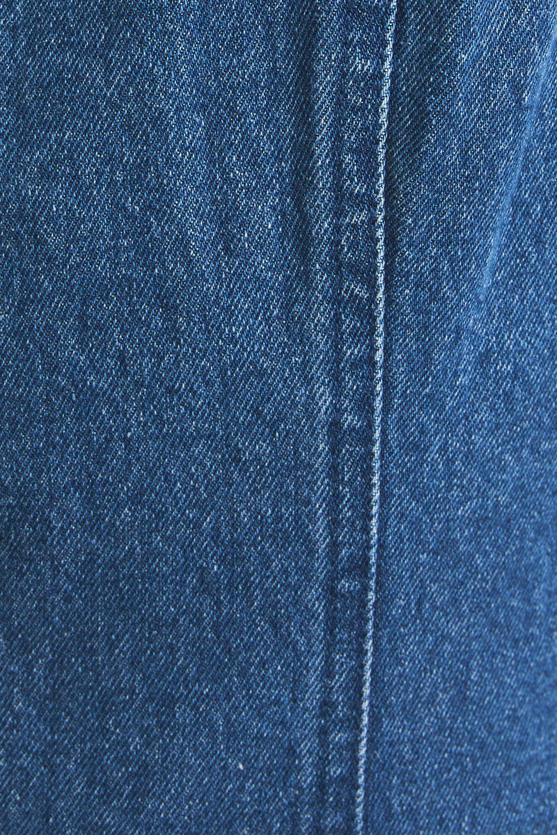 Sleeveless Button Down Denim Dress