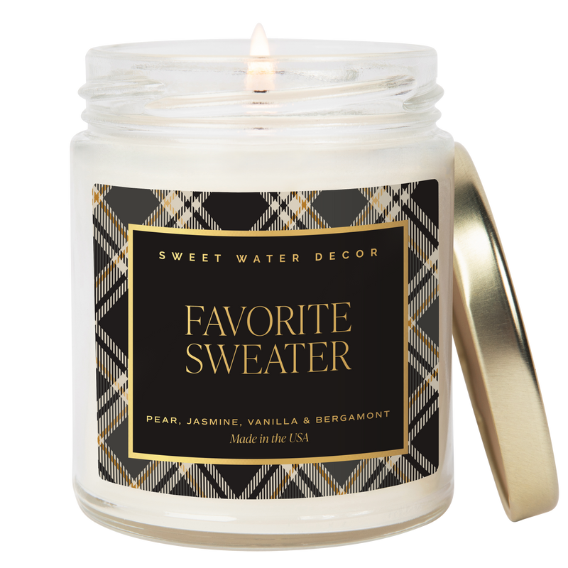 Favorite Sweater 9 oz Soy Candle