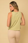 Light Green Twist Top