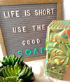 “Positive Vibes” Cactus Flower Goats Milk Soap