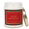 Merry and Bright 9 oz Soy Candle