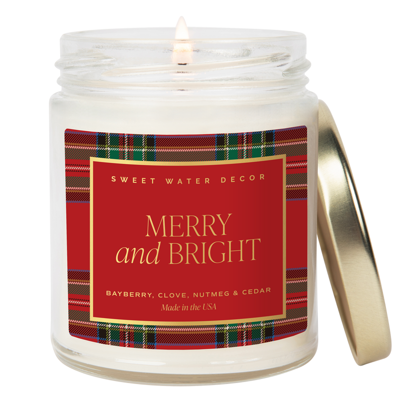 Merry and Bright 9 oz Soy Candle