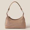Brown Classic Faux Suede Hand Bag