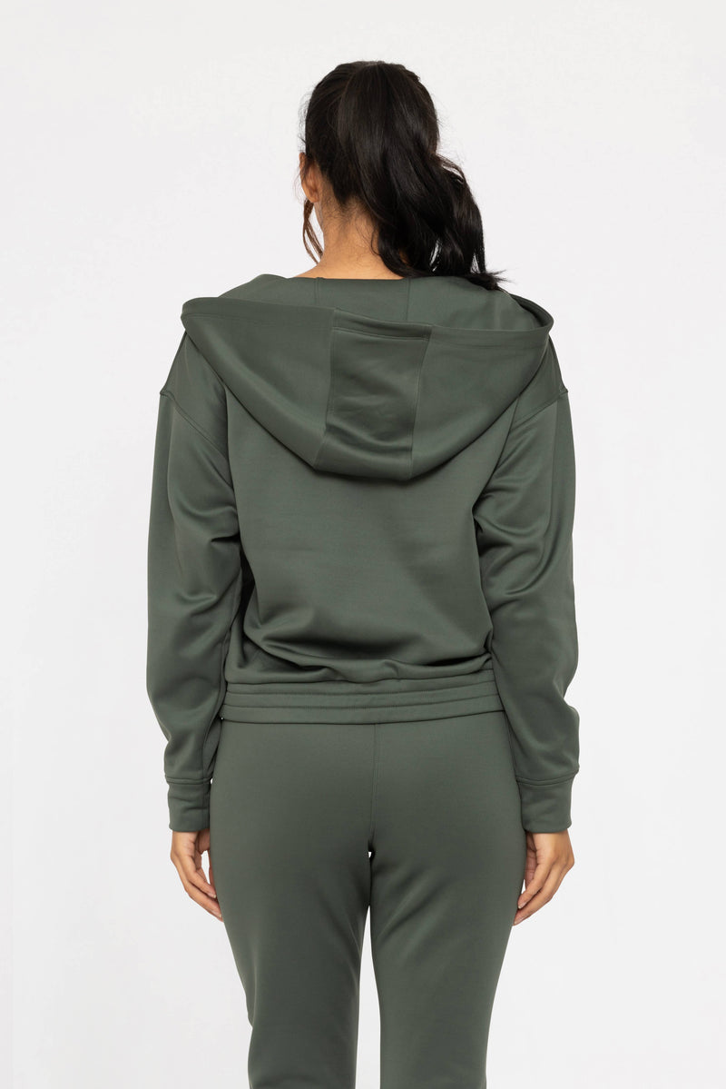 Forest Green Elevated Pullover Hoodie