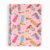 Western Cowgirl Boots Spiral Notebook