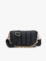 Lala Quilted Chain Crossbody Bag