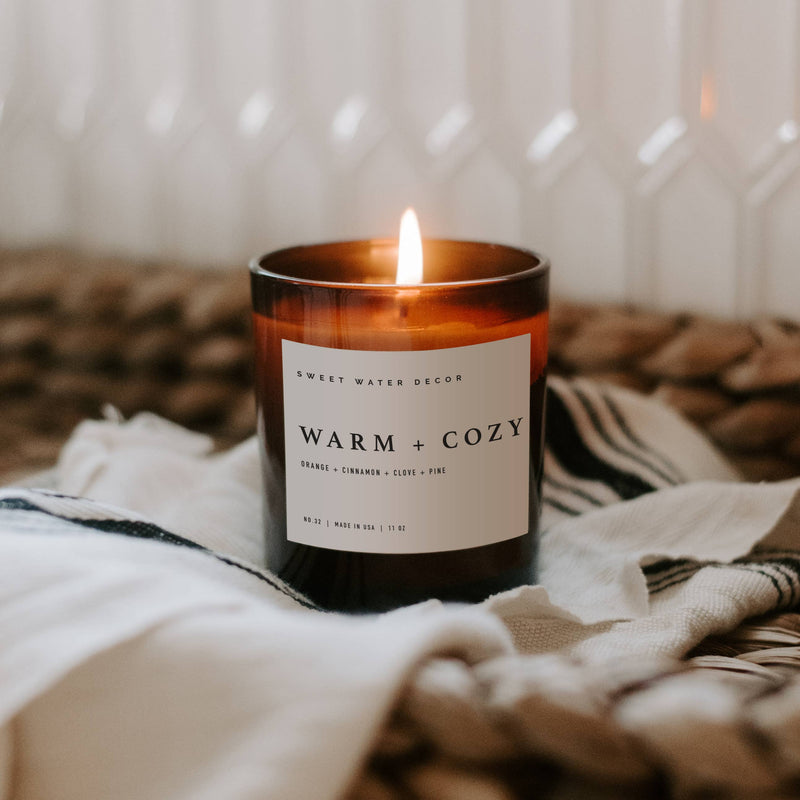 Warm and Cozy 11 oz Soy Candle