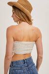 Ecru Lace Bandeau Top