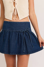 Low Waist Denim Skirt