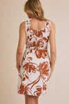 Terracotta Floral Dress
