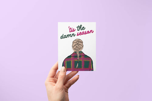 Tis the Damn Season card - Taylor Swift Christmas card