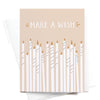 Make a Wish Birthday Candles Greeting Card