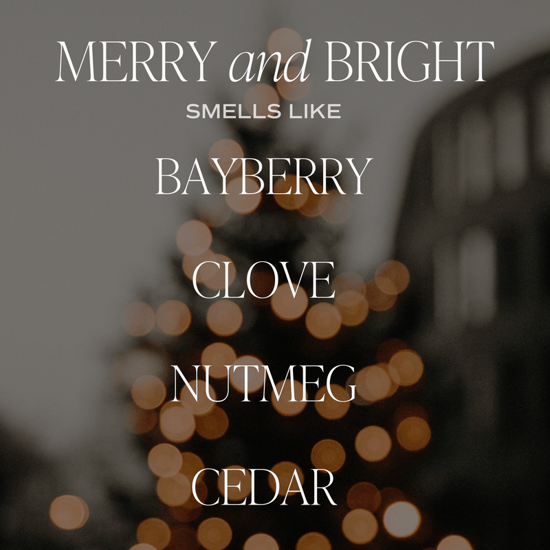 Merry and Bright 9 oz Soy Candle