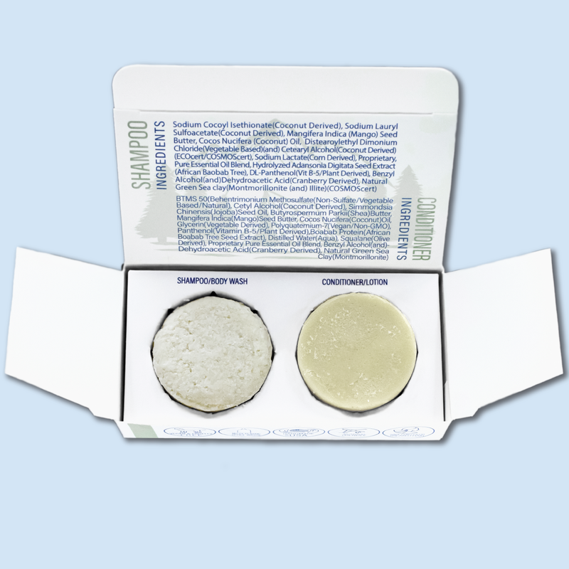 Tea Tree Mint - Shampoo & Conditioner Bar Set