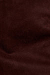 Dark Brown Mid Rise Suede Skort