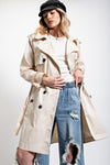 Olivia Beige Trench Coat