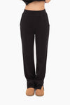 Black Wide Leg Lounge Pants