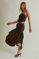 Ruffled Top with matching Ruffled Skirt