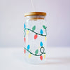 Color Changing Christmas Lights Cup w/ Lid and Straw