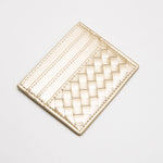 Gold Kori Woven Cardholder