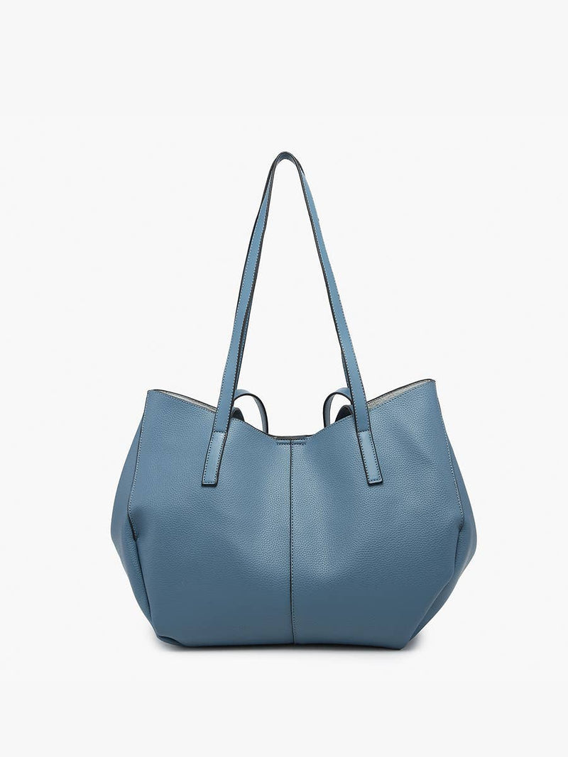 Celeste Brown Distressed Hobo Bag