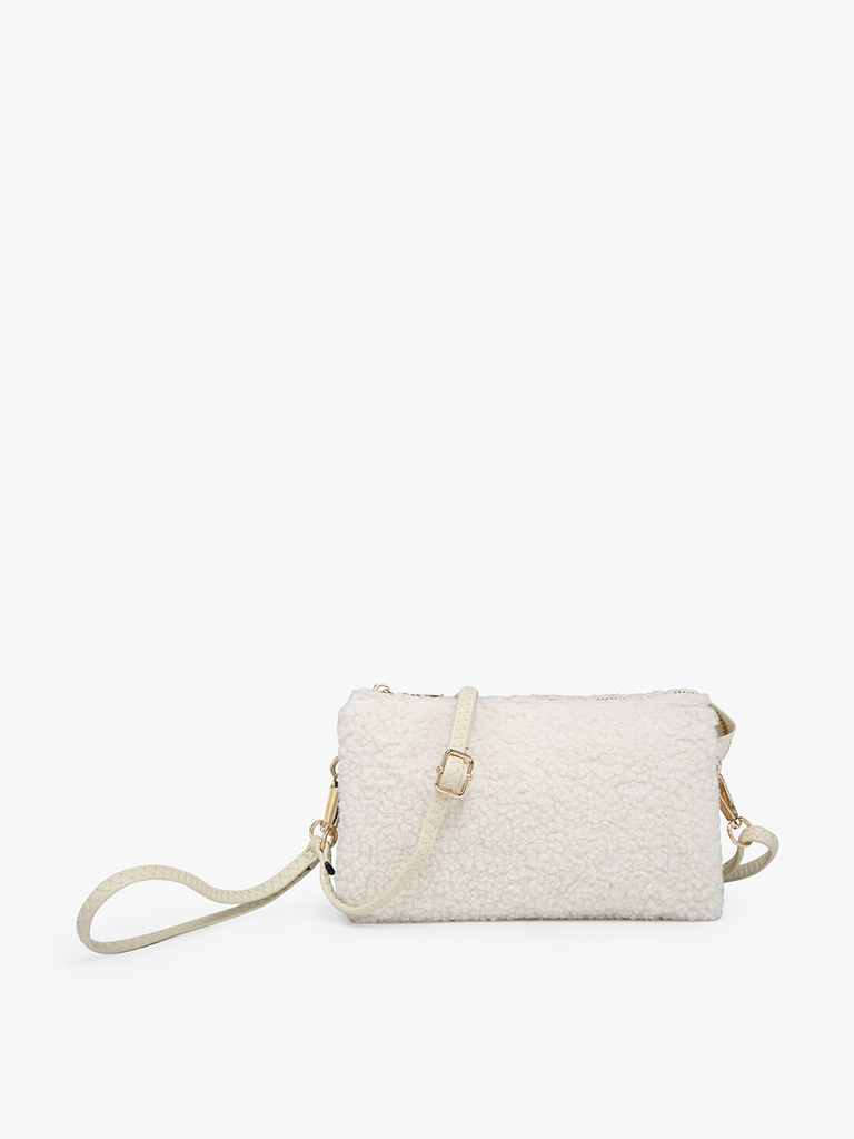 Riley Sherpa Crossbody/Wristlet | 4 Colors