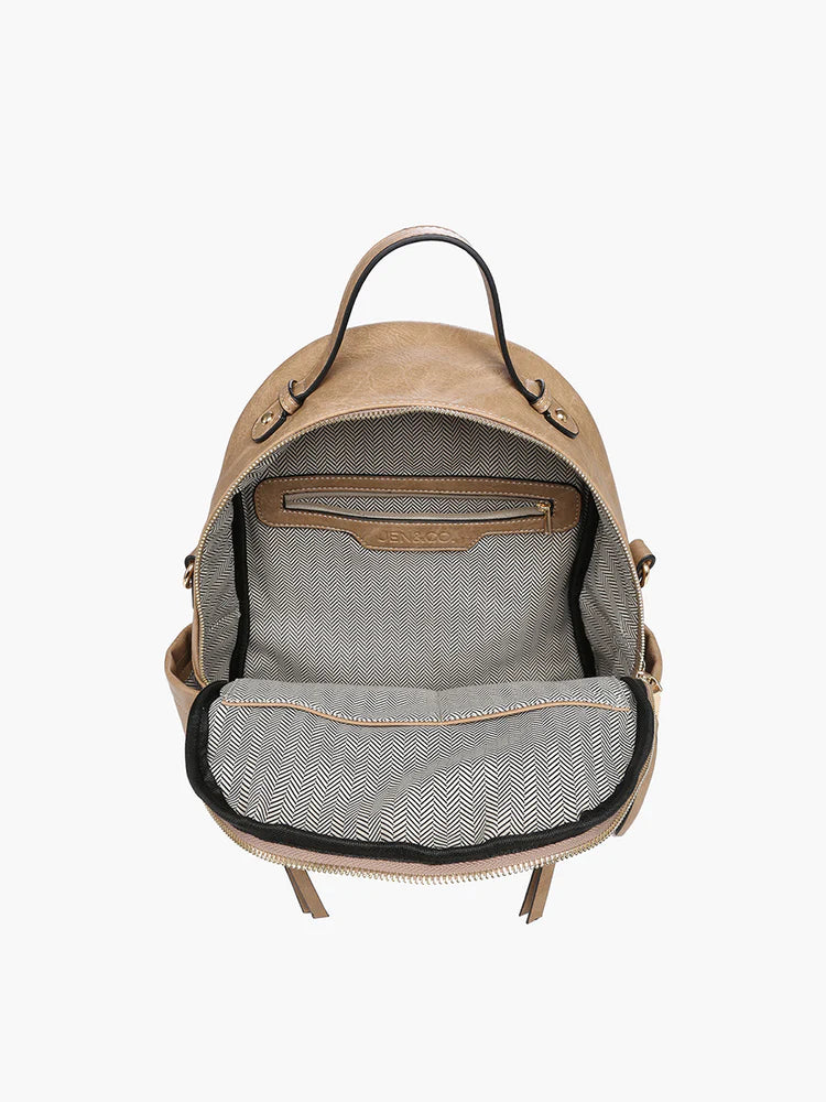 Lillia Taupe Convertible Backpack