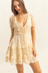 Floral Yellow Dress