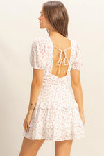 Floral White Dress