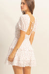 Floral White Dress