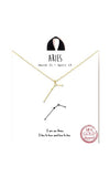 Gold Dipped Zodiac Constellation Necklace