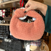 Teddy Bear Faux Fur Mini Tote Bag (5 colors)
