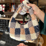 Teddy Bear Faux Fur Mini Tote Bag (5 colors)