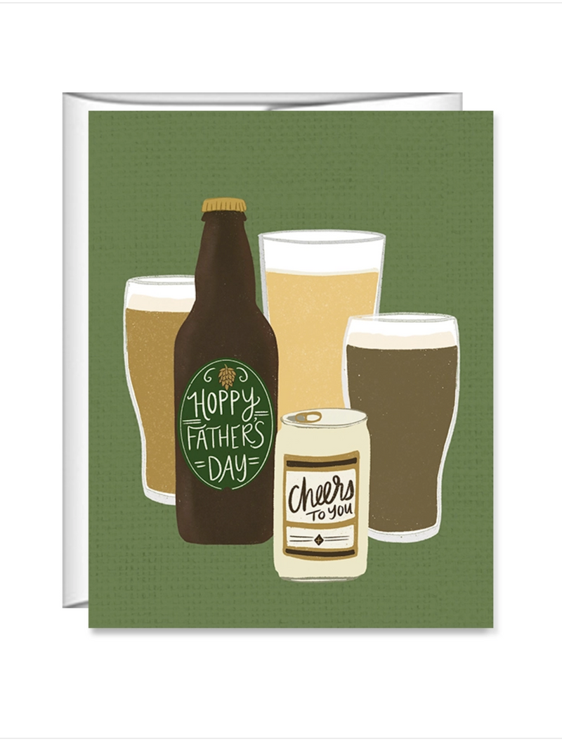 Hoppy Father's Day - Beer Cheers Card