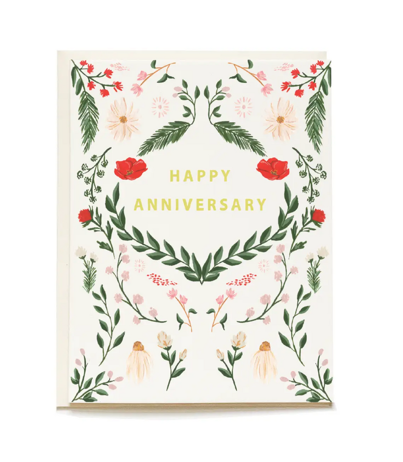 Wild Meadow Anniversary Card