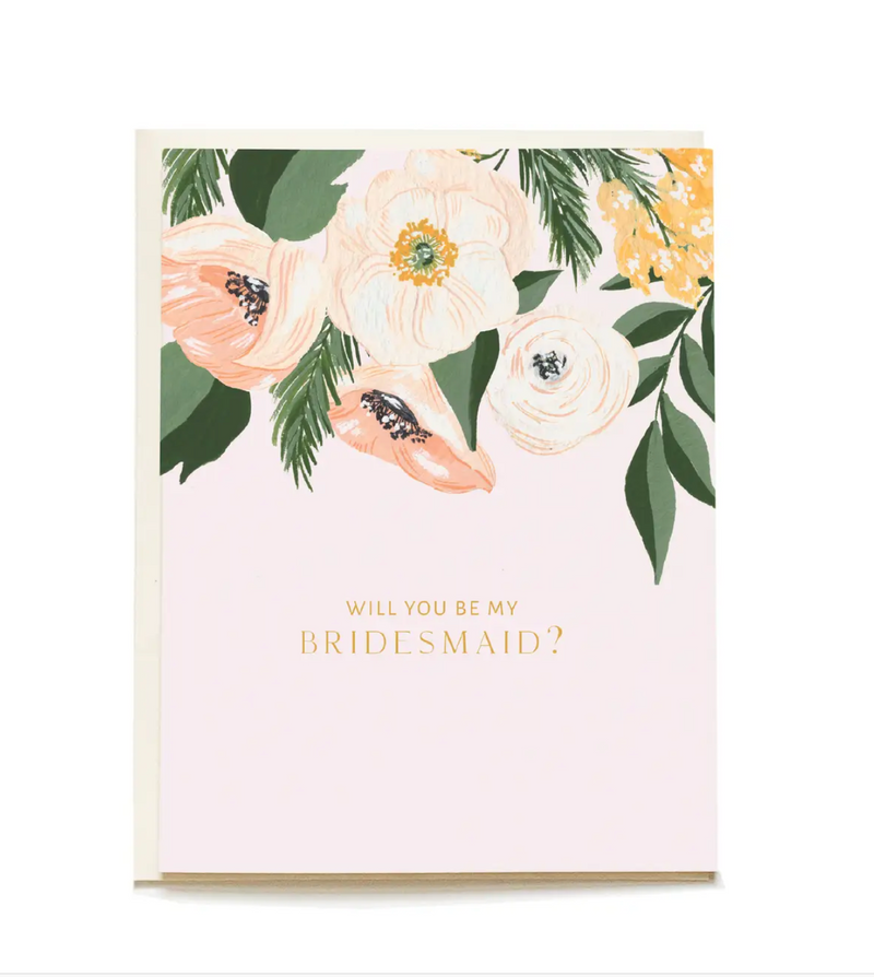 Bridesmaid Greeting Card