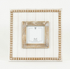 Squared Wood Beaded Photo Frame